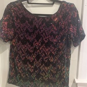 Sanctuary sequin top